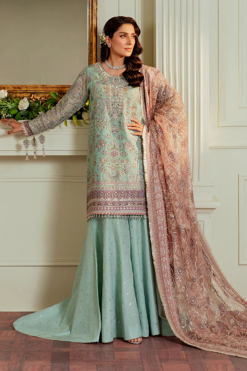 EMBROIDERED NET CH13-08 STITCHED