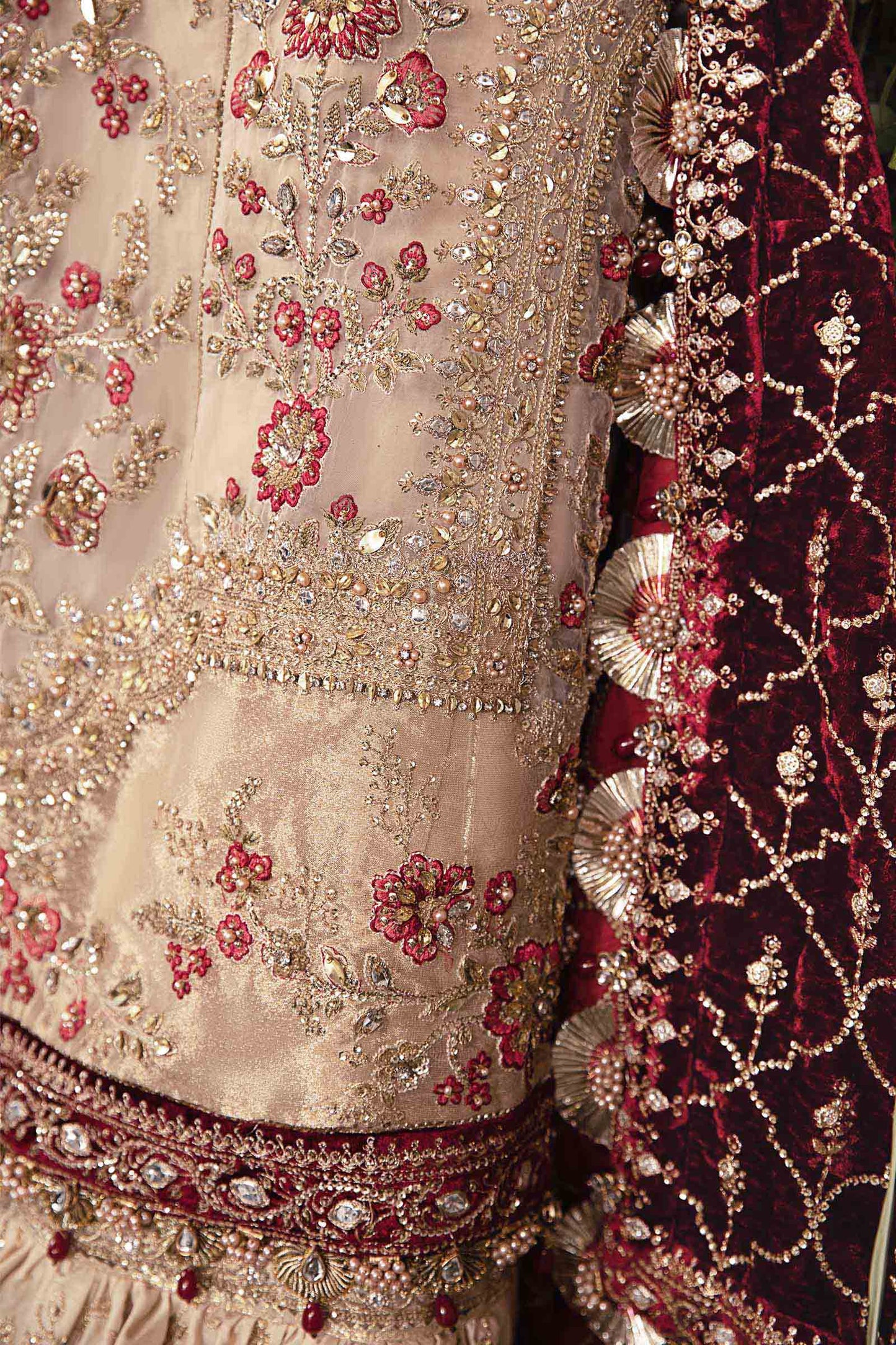 3 Piece Stitched Embroidered Organza Suit | BD-2905