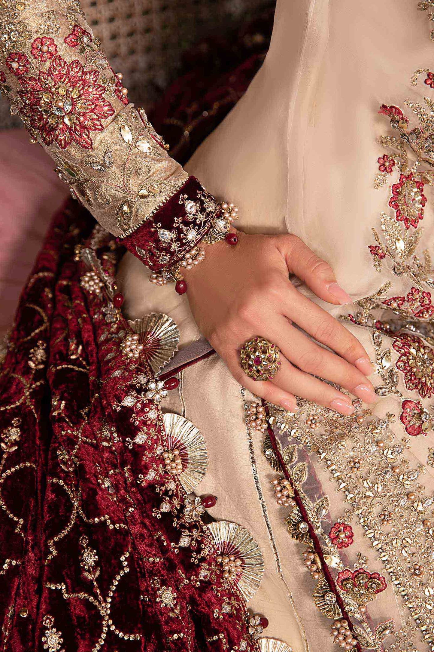 3 Piece Stitched Embroidered Organza Suit | BD-2905